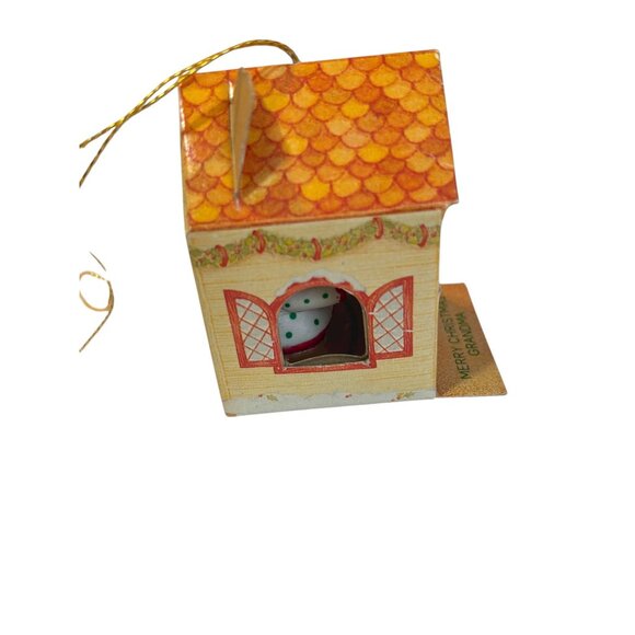 Vintage Enesco NightCaps Merry Christmas Grandma Ornament - Picture 10 of 12